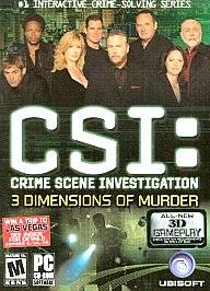 CSI Crime Scene Investigation 3 Dimensions of Murder PC, 2006