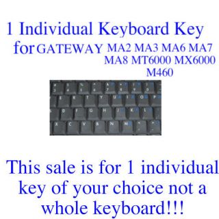 GATEWAY MA2 MA3 MA6 MA7 MA8 MT6000 MX6000 M460 Laptop Keyboard Key 