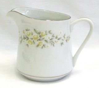 Crown Victoria Japan CAROLYN 8 Ounce Creamer Tiny Yellow/White Flowers 