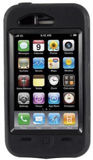 BRAND NEW OTTERBOX DEFENDER SERIES BLACK CASE FOR APPLE IPHONE 3G 3GS 