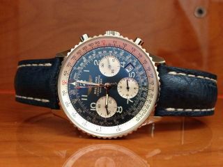   Navitimer Blue Dial/Strap A23322   2004 model   Boxes/Papers Complete