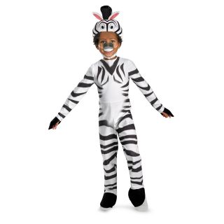 Unisex Child Dreamworks Madagascar Deluxe Marty The Zebra Zoo Animal 
