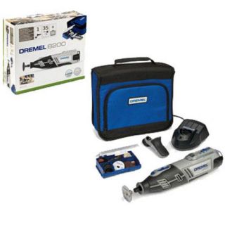 Dremel 8200 1/35 Li ion Cordless Rotary Drill Tool Kit