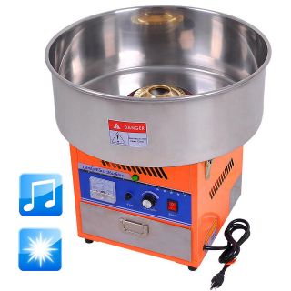 Upgraded 20 Orange Commercial Electric Cotton Candy Machine Floss 