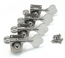 FENDER MEXICAN STANDARD HIGHWAY 1 BASS TUNERS & MOUNTING HARDWARE 