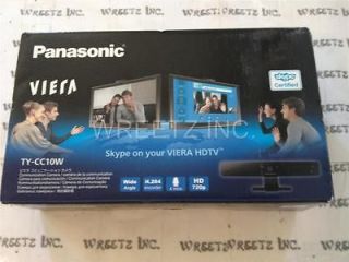NEW  Panasonic TY CC10W Viera TV PC Webcam Communication Skype Camera 