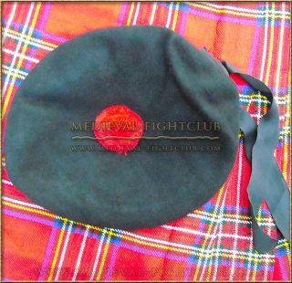   Balmoral Bonnet Cap Kilmarnock traditional hat SIZE 60cm Highland
