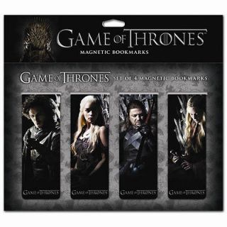 HBO Game of Thrones Magnetic Bookmark Set   New in Package 