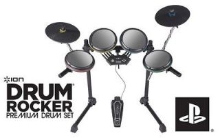 Ion Audio iED08 PS3 Drum Rocker Rock Band Electronic Drum Set