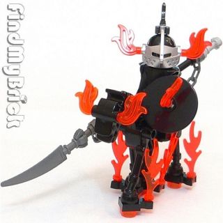 C401 Lego Ghost Army Rider Custom Minifigure & Skeleton Horse ( lotr 