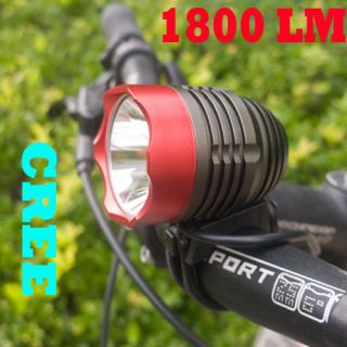 1800 LUMENS CREE XM L T6 LED BICYCLE LIGHT LAMP AND HEADLIGHT