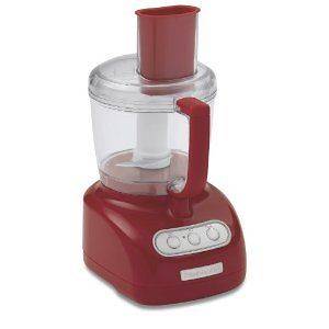 KitchenAid® Food Processor 7 Cup Work Bowl,1 Blade,1 Disc RED 