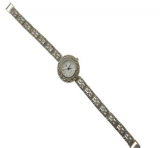 Brand New .925 Sterling Silver & Stainless Steel Ladies Wristwatch