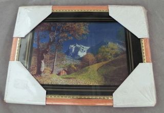Home Interior Reflective Still Life Picture   Fall in the Foothills
