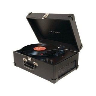 Classic Portable Turntable Vintage Record Player w/ Built In Stereo 