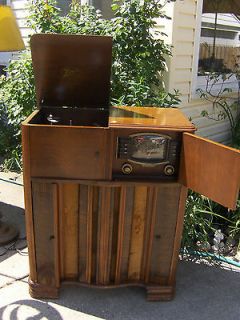   STEAL for Real *** Vintage 1940s Zenith Radio & Tuner Console