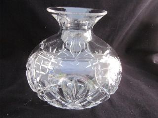 Vintage WATERFORD CUT CRYSTAL LAMP HURRICANE TOP ONLY