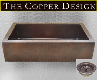 Copper Apron Farmhouse Kitchen Sink 22x16