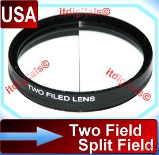 52mm Split Field Two Field Special Effects Lens Filter Different Depth 