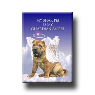 SHAR PEI Guardian Angel FRIDGE MAGNET New DOG
