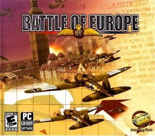 Battle of Europe War Shooter Strategy PC Computer Game XP Vista 7 NEW