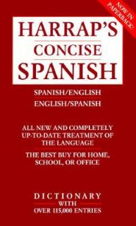 Harraps Concise English Spanish Dictionary/Harraps Espanol Ingles 