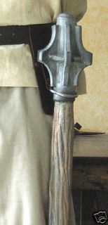 Medieval Celtic Viking Larp Leather Mace Sheath