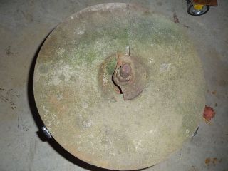 antique grinding stone