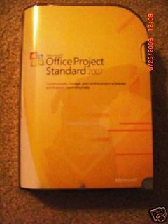 Microsoft Office Project Standard 2007,SKU 076 03745,Full Retail 