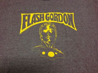 Licensed Flash Gordon Face Outline Adult Shirt S 2XL