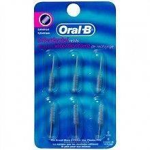 Oral B Interdental Brush Refills Cylindrical 6 Each   6 Pack