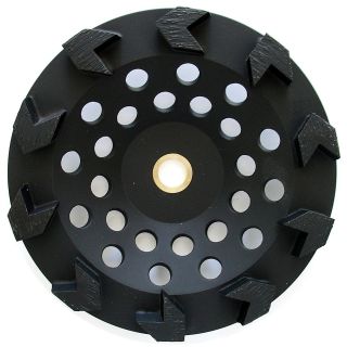 PREMIUM Arrow Segment Diamond Cup Wheel for Angle Floor Grinders
