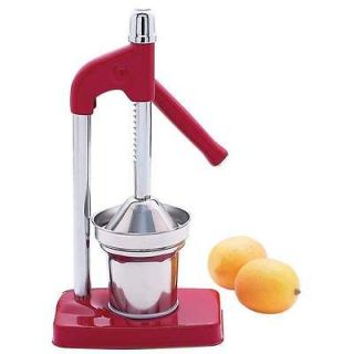 Maxam Hand Juicer with Stainless Steel Cup ~ Great Kids~ Retro Fire 