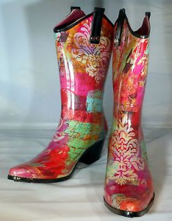 LADIES Kamille Rain Bops Cowboy Style Rainboots