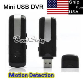 U10 US Mini Hidden Spy USB Flash Drive DVR Motion Activat​ed Video 
