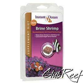 Brine Shrimp Gel Marine Fish Food Instant Ocean 2.8oz