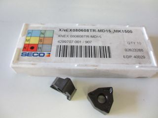 pcs SECO XNEX 080608TR MD15 MK1500 Carbide Inserts