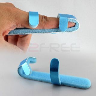 Finger Splint Curved Foam Aluminum Splay Protector Brace Support Pain 