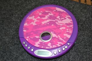 Sakar Portable CD Player Pink / Purple Camo Model 36098 PNK TRU
