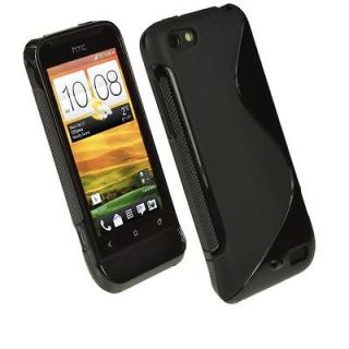 HTC One V TPU Case Cover   S Line S Design S Series S Type   Black