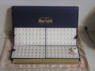 Johnnie Walker Whisky Blue Label Limited Mahjong with Leather Case