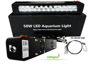 Aqua Pro 75W (25x3W) CREE LED Aquarium Reef Coral Tank LED Light White 