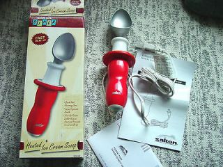HEATED ICE CREAM SCOOP by Salton Diner NEW IN BOX