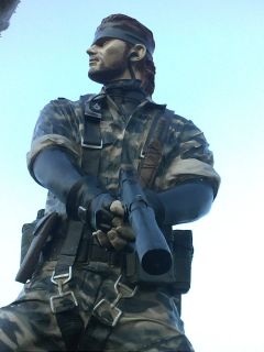 Metal Gear Solid snake eater life size statue oxmox MGS 3 ps3 xbox 360 