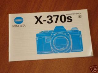 minolta x 370s in Film Cameras