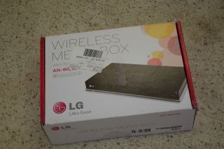 LG AN WL100W WIRELESS MEDIA BOX Digital Media Streamer, NEW, #N S