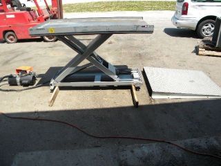 Southworth Scissor Lift Table 4,000 LB. Capacity 36 X 66 Table with 