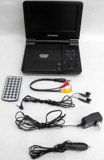 Sylvania SDVD7014 Black 7 Inch Portable DVD Player with Accessories 