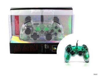 Sony PS3 GREEN AfterGlow LED Controller Pad PDP New (Playstation 3 