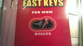 World of Warcraft Game Keyboard Sticker Vpad WOW  Rogues